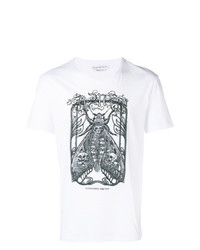 Alexander McQueen Moth Embroidered T Shirt