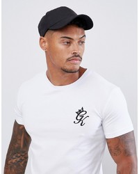 Gym King Muscle T Shirt In White With Logo