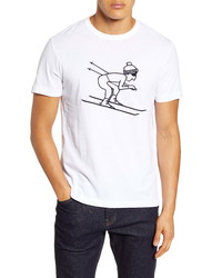 French Connection Skier Embroidered T Shirt