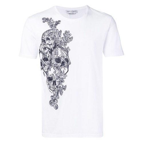 alexander mcqueen embroidered shirt