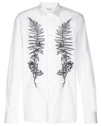 Alexander McQueen Embroidered Fern Shirt