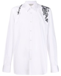 Alexander McQueen Embroidered Floral Harness Shirt