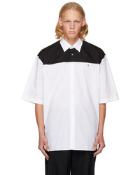 Raf Simons White Black Americano Shirt