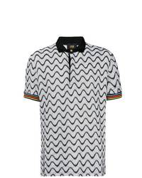 Cavalli Class Zig Zag Embroidered Polo Shirt
