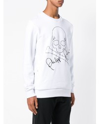 Philipp Plein Embroidered Skull Sweatshirt