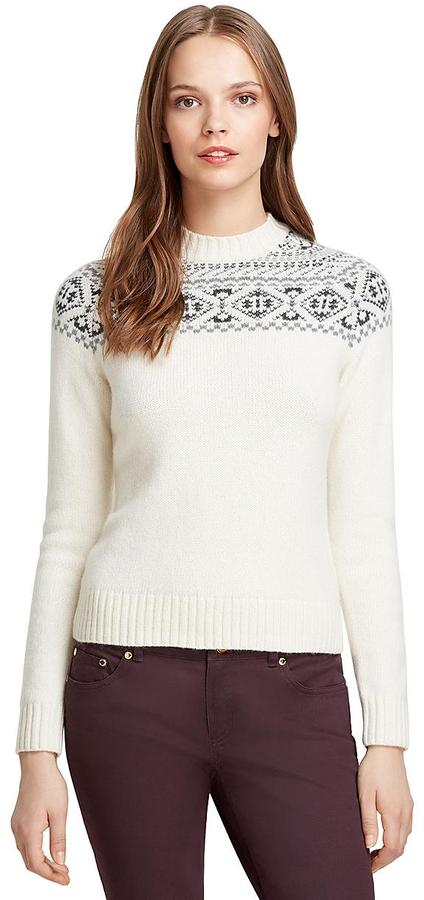 fair isle long sleeve shirt