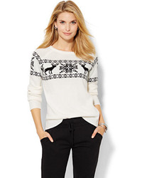Eva Des Collection Snowflake Sweater