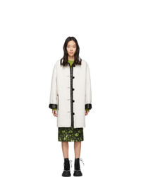 Stand Studio White And Black Jacey Coat