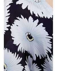 Missguided Brenka Tasselled Kimono In Daisy Print