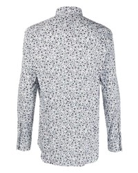 Xacus Floral Print Long Sleeve Shirt
