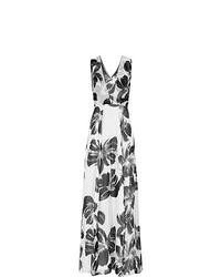 Reiss Alice Maxi Floral Print Silk Maxi Dress
