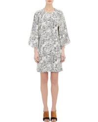 Maiyet Peasant Neck Shift Dress Colorless