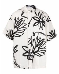 Jacquemus Floral Print Linen Shirt