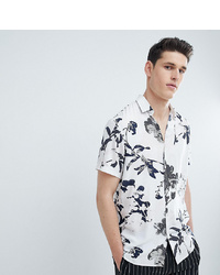 Selected Homme Short Sleeve Viscose Shirt With All Over Print