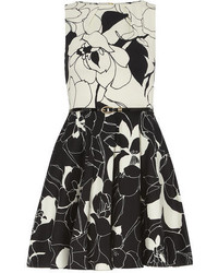 Dorothy Perkins Closet Black And White Floral Dress