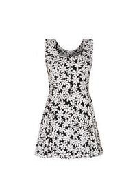 new look black and white dress