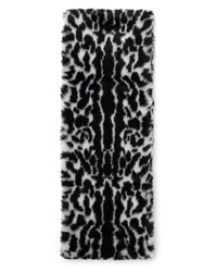 LITA by Ciara King Cheetah Faux Fur Scarf In Grey Black King Cheetah Print At Nordstrom