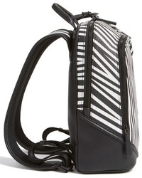 MCM Tobias Rehberger Small Geometric Coated Canvas Backpack