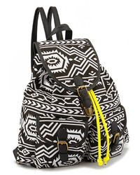 Aztec Contrasting Straps Backpack
