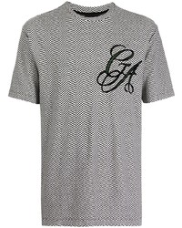 Giorgio Armani Geometric Print Logo T Shirt
