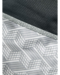 Topman Sport Grey Geometric Print Tech Panel T Shirt