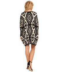 Brigitte Bailey Tiffany Oversized Aztek Sweater Dress