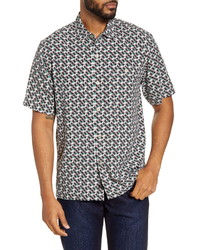 Tommy Bahama Short Sleeve Silk Button Up Shirt