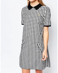 Fred Perry Gingham Polo Dress With Zip Back
