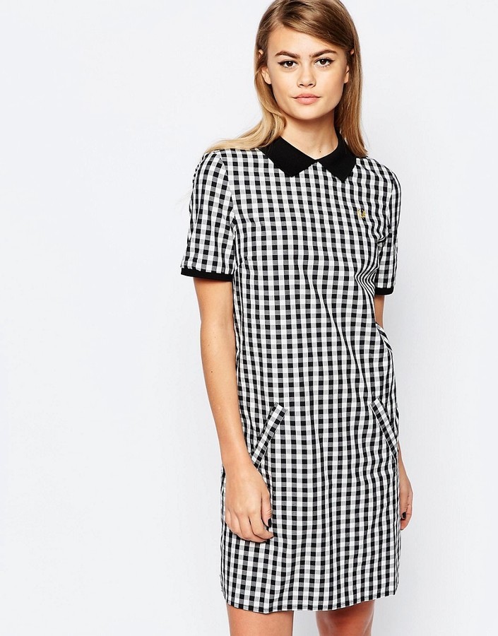 white fred perry dress