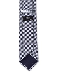 Hugo Boss Silk Mini Gingham Tie