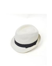 Selini Off White Paper Thedappertie Fedora Hat Size Lxl H0542