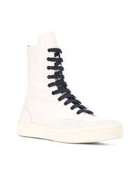 Sunnei Contrast Lace Up Sneakers