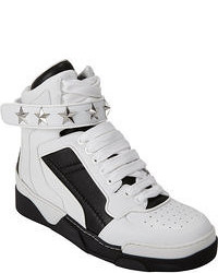 Givenchy High Top Star Ankle Strap Sneakers