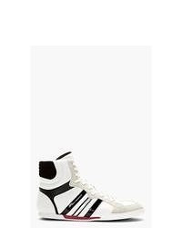 Y-3 White Sala High Top Sneakers