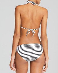Polo Ralph Lauren Riviera Stripe Ring Front Halter Bikini Top