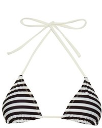Solid & Striped The Sophie Striped Triangle Bikini Top
