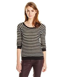 Velvet by Graham & Spencer Striped Long Sleeve Sweater
