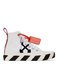 Off-White White Mid Top Sneakers