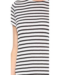Alice + Olivia Air By Crew Neck Roll Sleeve Dress
