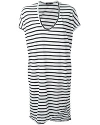 Bassike Striped T Shirt Dress