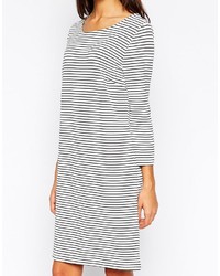 Minimum Elin Striped T Shirt Dress With 34 Sleeves