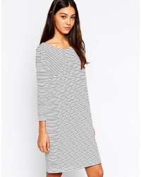 Minimum Elin Striped T Shirt Dress With 34 Sleeves