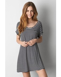 American Eagle Outfitters O Soft Sexy Striped T Shirt Dress