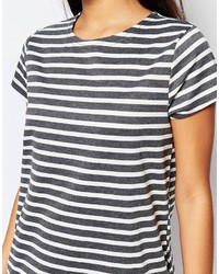 Missguided Stripe T Shirt Dress