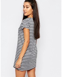 Missguided Stripe T Shirt Dress