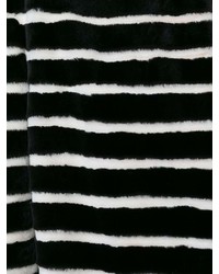 Liska Striped Mink Fur Coat