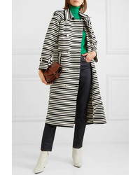 Sonia Rykiel Striped Cotton Blend Coat