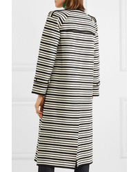 Sonia Rykiel Striped Cotton Blend Coat