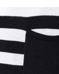 81 Hours 81hours Antony Striped Cotton And Cashmere Sweater