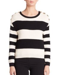 Boutique Moschino Boutique Moschino Striped Virgin Wool Sweater
